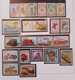 SELLOS DE BURKINA FASO (Alto Volta).