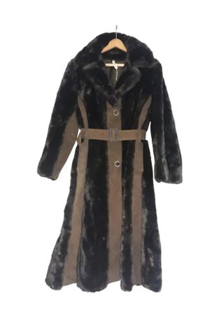 Abrigo Vintage Piel 