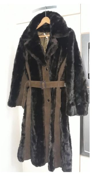 Abrigo Vintage Piel 