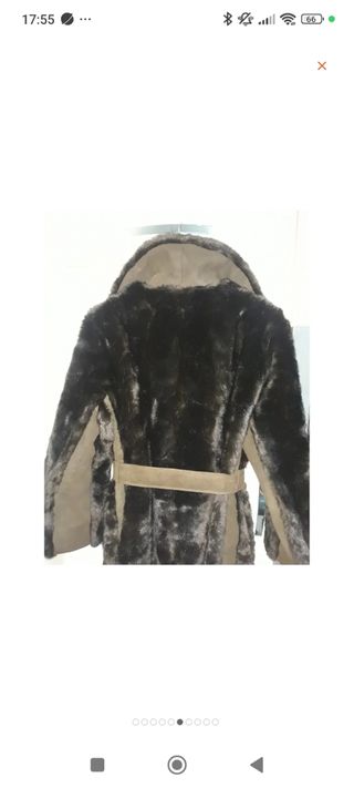 Abrigo Vintage Piel 