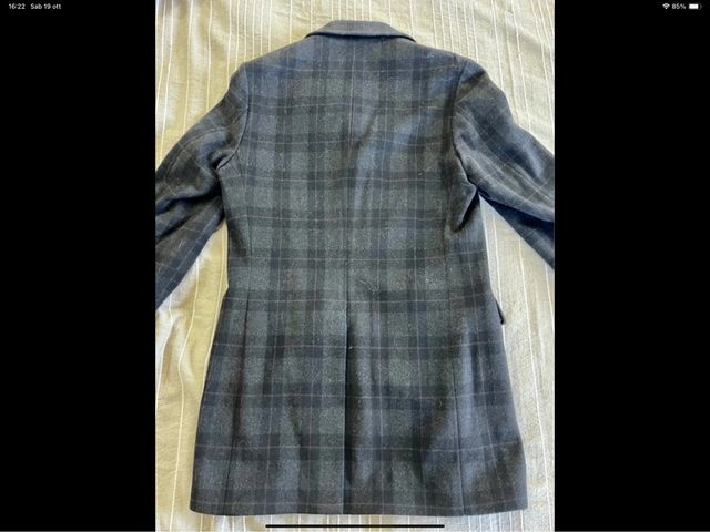 Cappotto in Lana Monopetto Uomo Taglia S/M