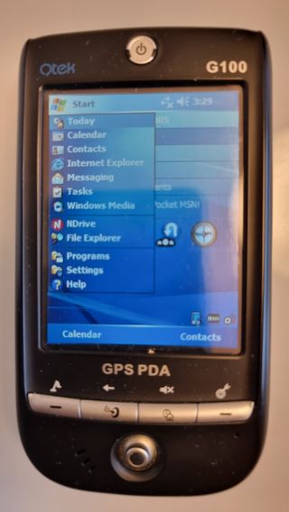 Qtek G100 - GPS PDA + NDrive