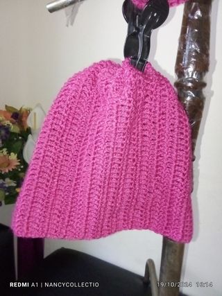 Conjunto bufanda y gorro