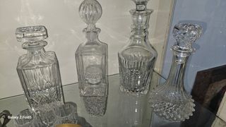Vendo  bottiglie Vetro Cristallo