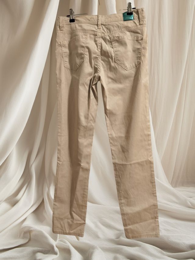 Pantaloni Vitamina beige donna taglia 44