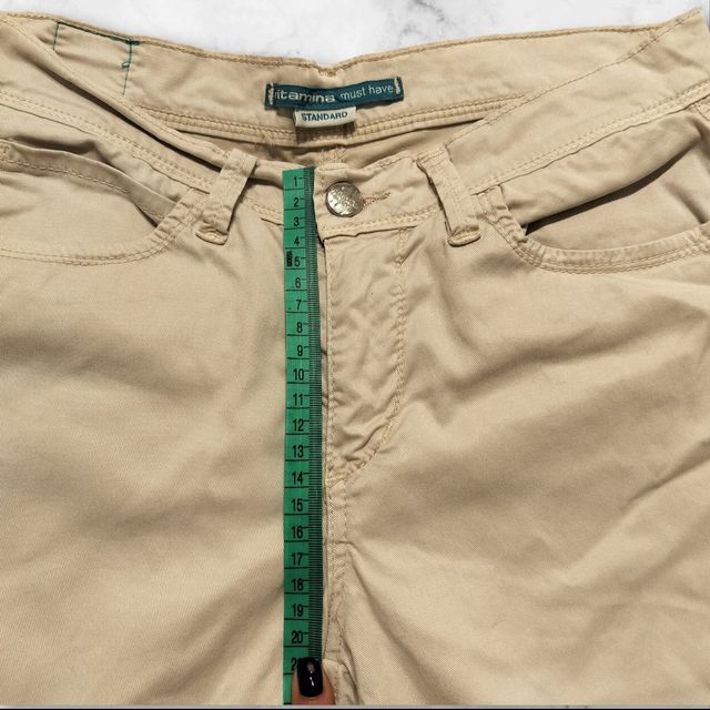 Pantaloni Vitamina beige donna taglia 44