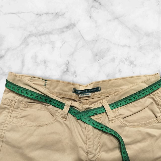 Pantaloni Vitamina beige donna taglia 44