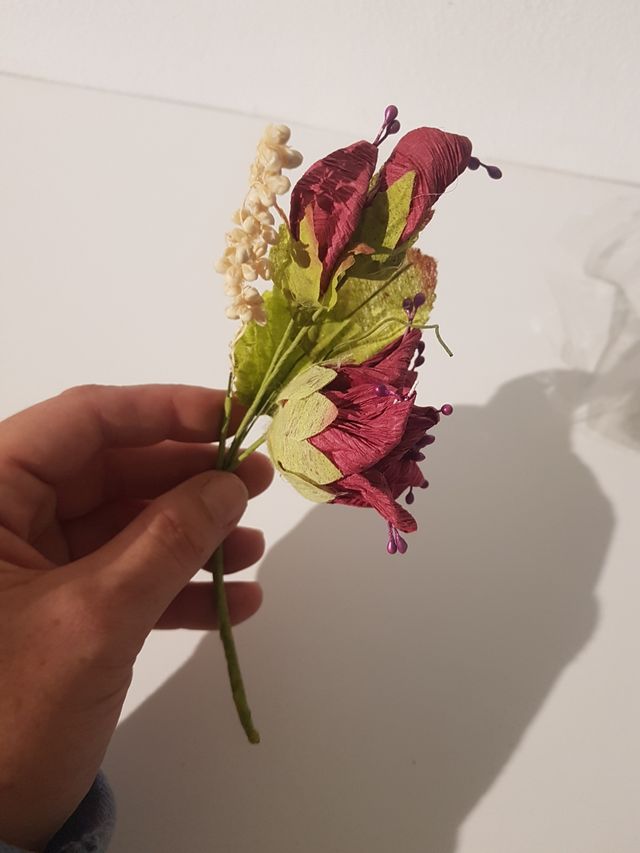 Flor de tela para manualidades