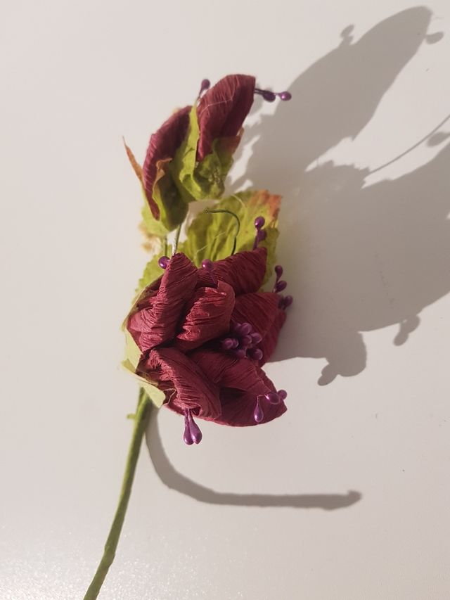 Flor de tela para manualidades