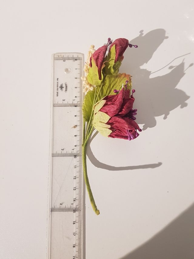 Flor de tela para manualidades