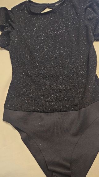 Body negro bershka 