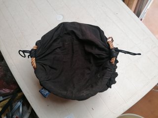 Cesto de mimbre setas