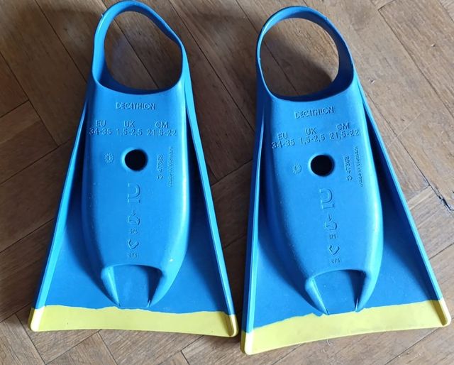 Aletas Decathlon como nuevas