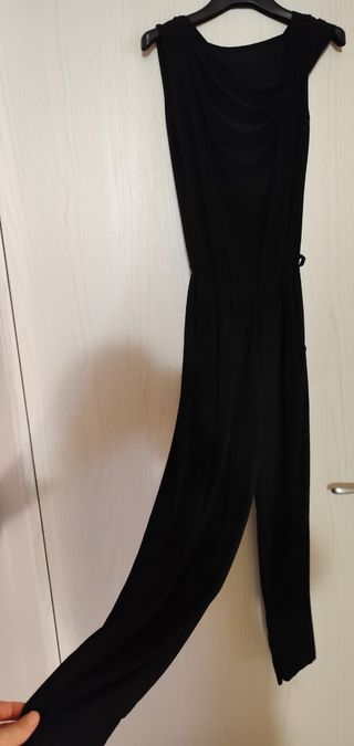 Tuta nera lunga veste M/L