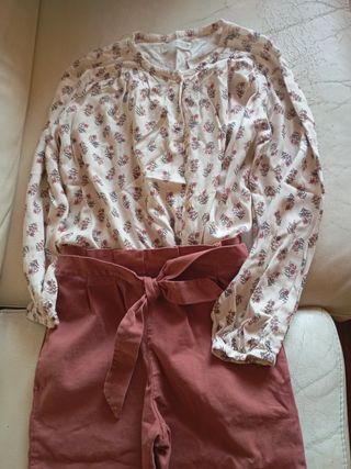 Conjunto blusa pantalón niña 11-12
