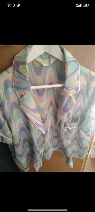 camisa corta pijama