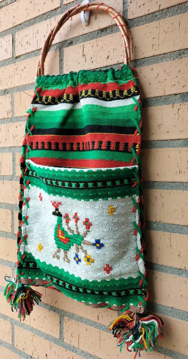 Bolso dos caras echo a mano