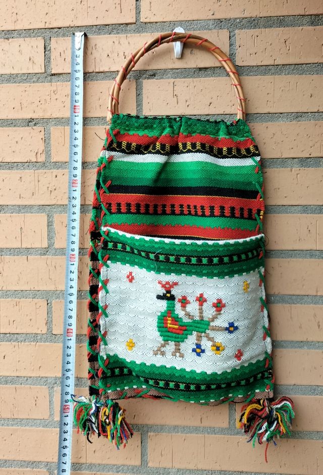 Bolso dos caras echo a mano