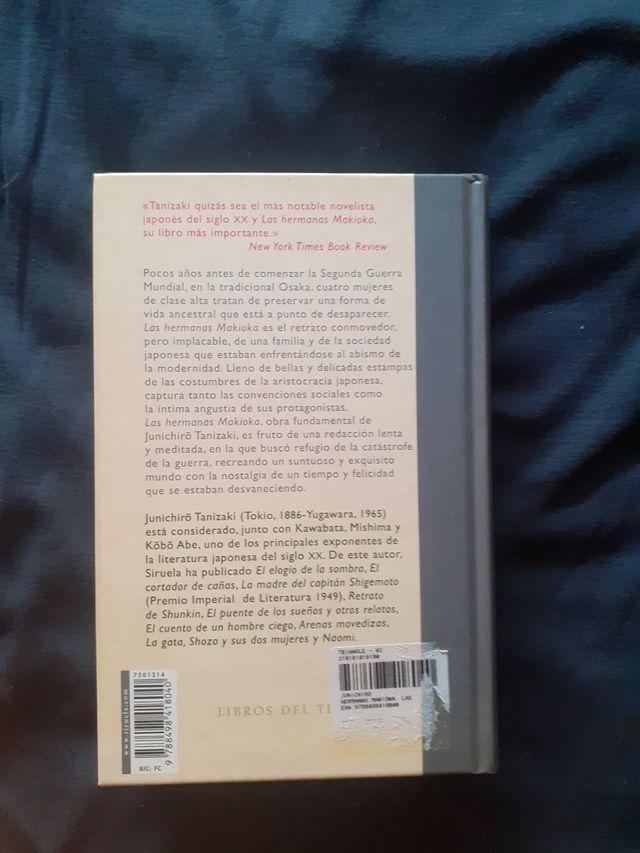 Tanizaki, tapa dura Siruela