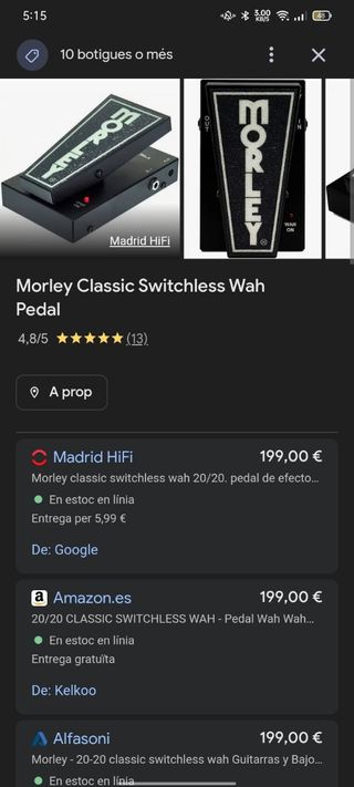 Pedal wah wah morley 