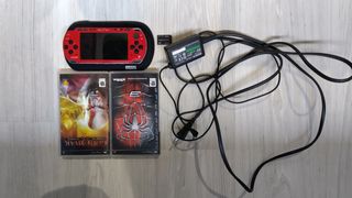 LOTE CONSOLA PSP Y 27 JUEGOS Y 4 PELIS UMD