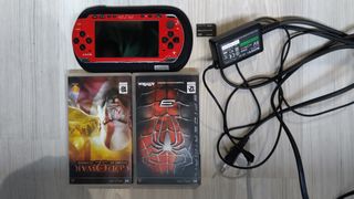 LOTE CONSOLA PSP Y 27 JUEGOS Y 4 PELIS UMD