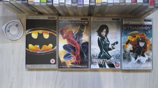LOTE CONSOLA PSP Y 27 JUEGOS Y 4 PELIS UMD