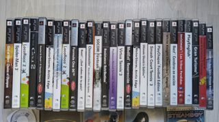 LOTE CONSOLA PSP Y 27 JUEGOS Y 4 PELIS UMD