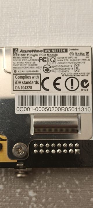 WIFI ASUS para placa base