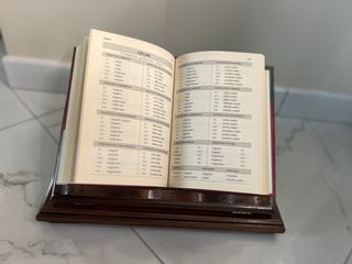 Porta Libro in Legno Massello