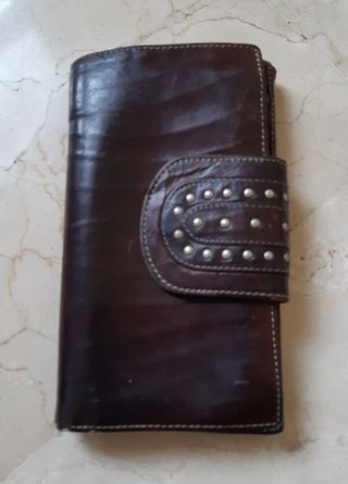 Cartera piel