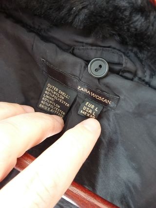 Chaqueta acolchada fina mujer Zara L