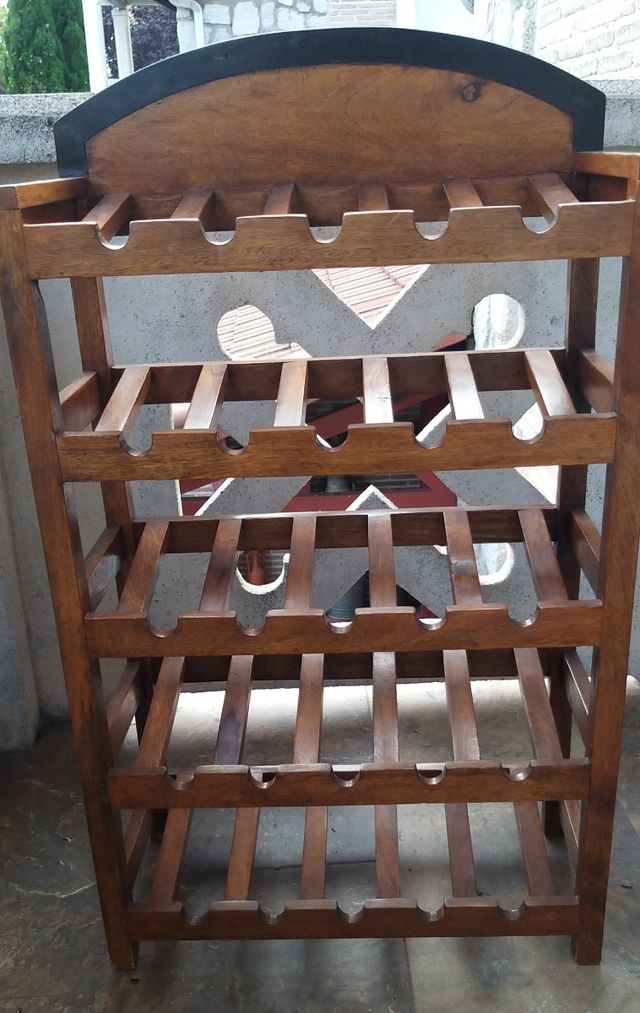 Botellero Madera artesanal