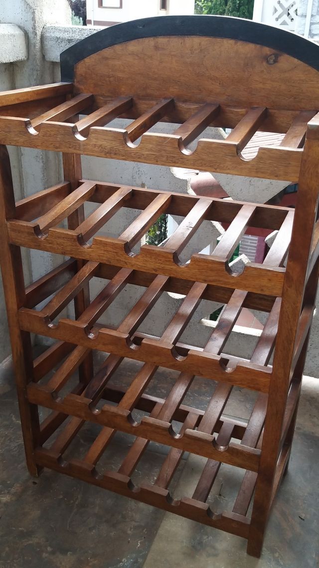 Botellero Madera artesanal