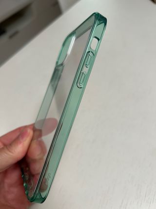 Cover iphone12 trasparente bordi antiurto