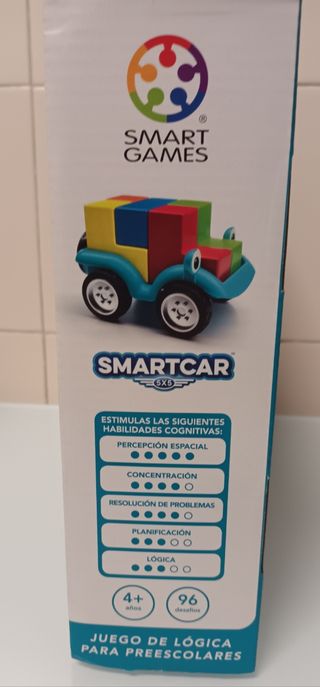 Juego Smartcar coche puzzle madera