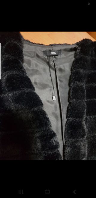 Giacca con gilet pelliccia sintetica