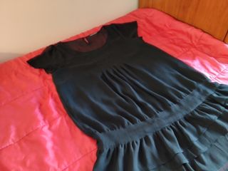 VESTIDO SEMI TRANSPARENTE CORTO