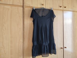 VESTIDO SEMI TRANSPARENTE CORTO