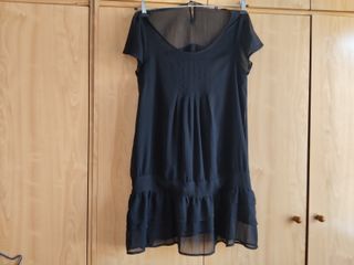 VESTIDO SEMI TRANSPARENTE CORTO