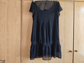 VESTIDO SEMI TRANSPARENTE CORTO
