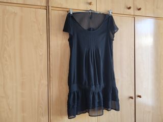 VESTIDO SEMI TRANSPARENTE CORTO