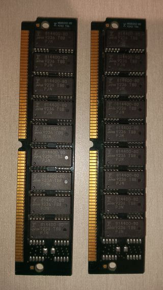 MODULOS MEMORIA FUJITSU EDO RAM RETRO/VINTAGE