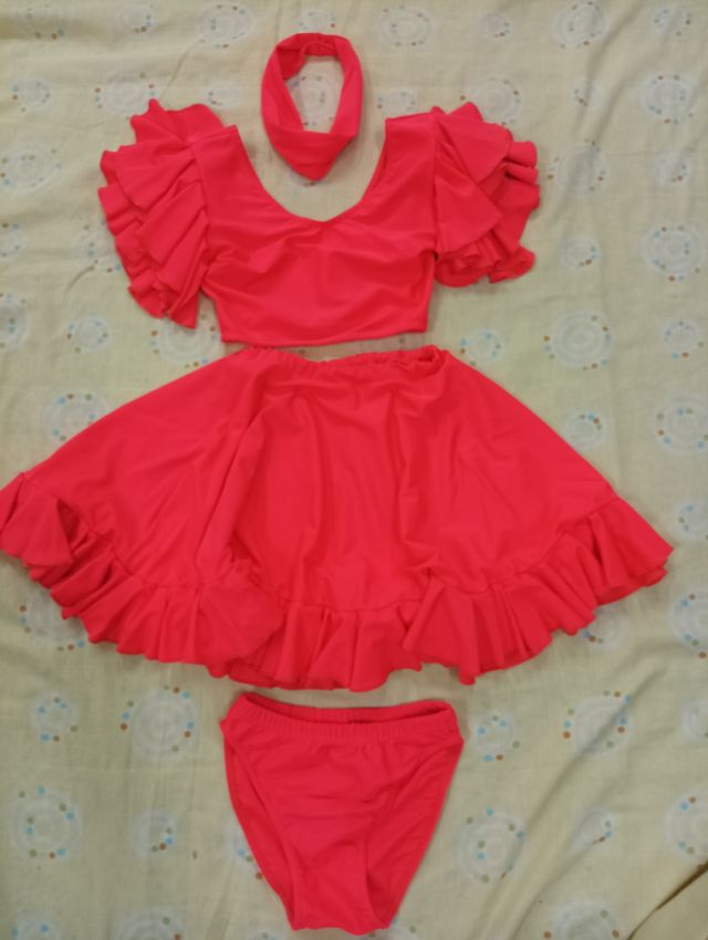 Maillots con falda tipo famenca