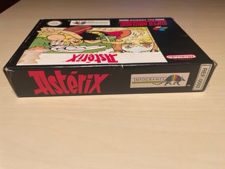 Juego Asterix para Super Nintendo. Versión PAL