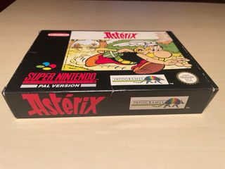Juego Asterix para Super Nintendo. Versión PAL