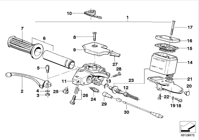 Interruptor da luz de travão BMW Ref. 61311244070