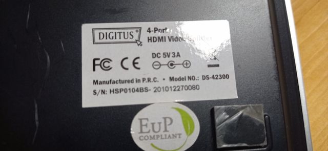 Splitter video HDMI 1x4