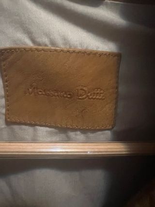 Chaqueta de piel Massimo dutti