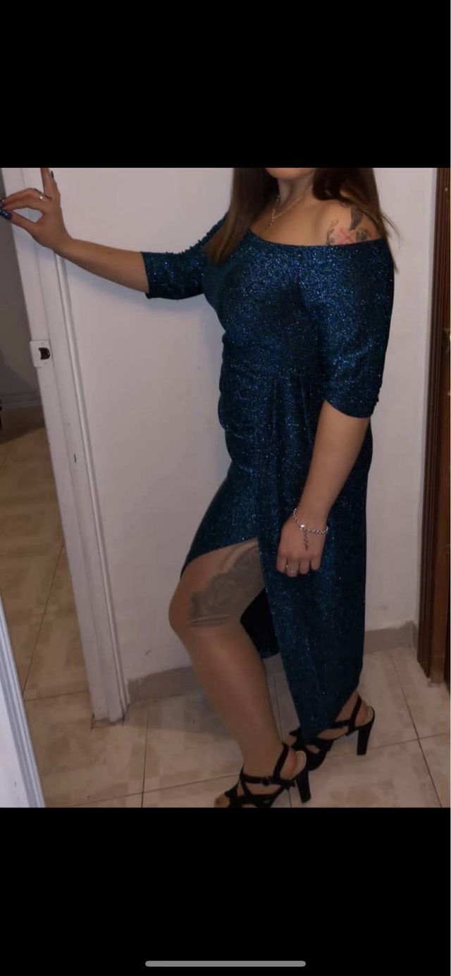 Vestido abertura fiesta